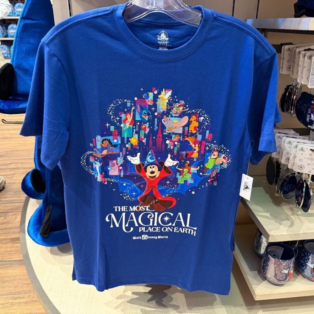 2025 Disney Sorcerer Fantasia Mickey Mouse T Shirt Walt Disney World